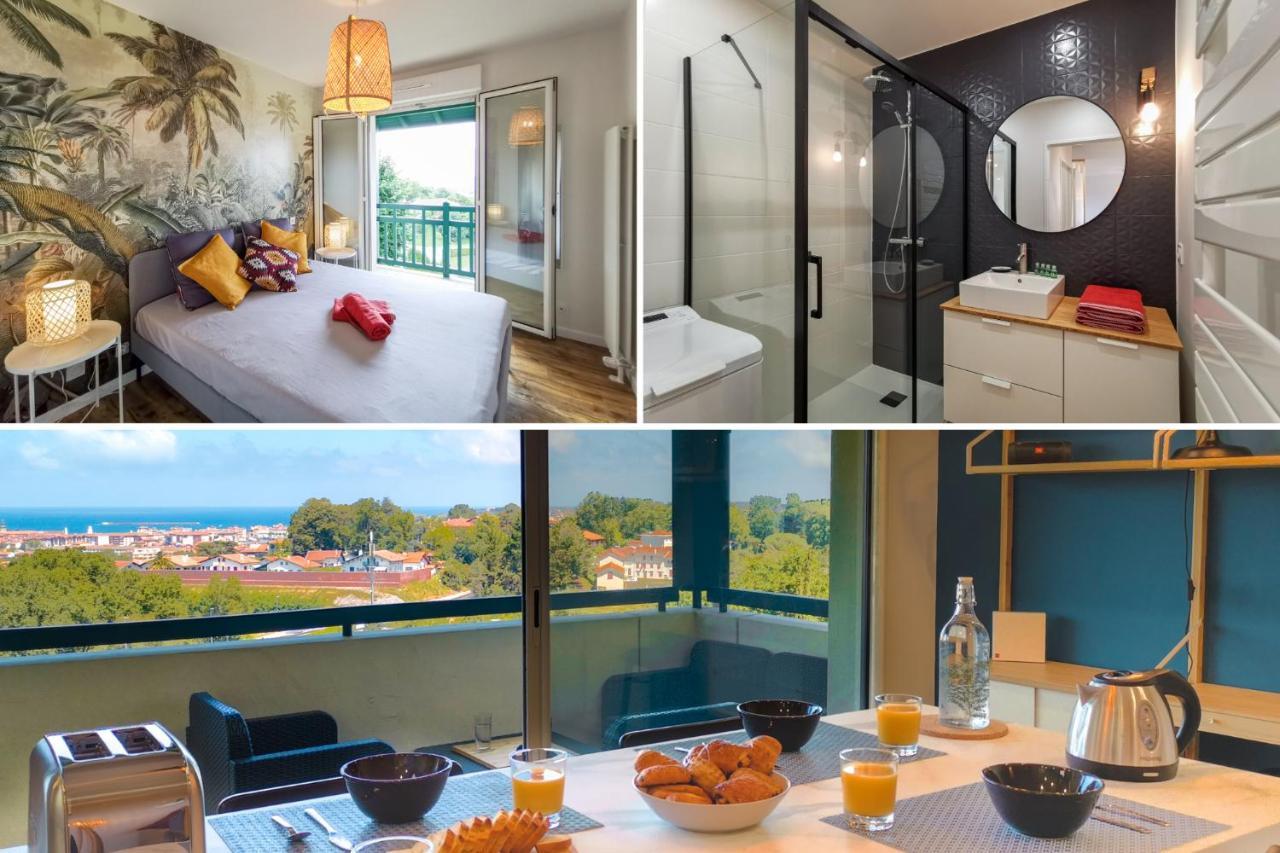Ilunabarra - Appartement Calme, Vue Mer, Parking - Wifi Ciboure Zewnętrze zdjęcie